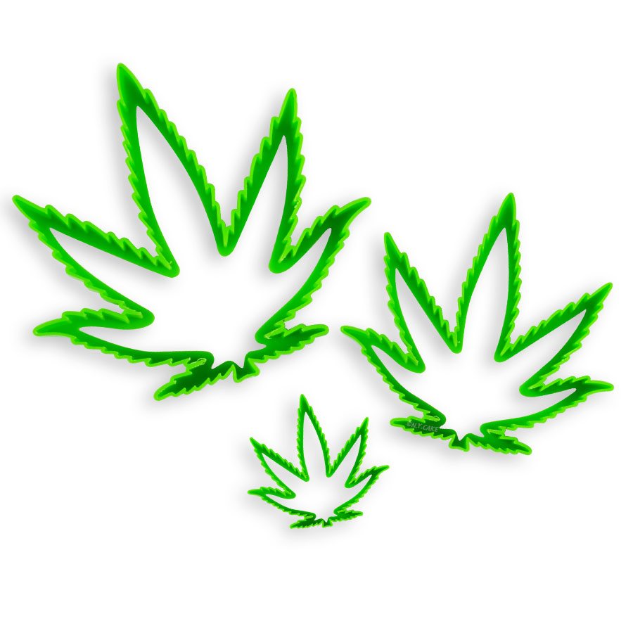 Cannabis Pot Leaf Weed Silicone Rubber Mold for Cake Candy 