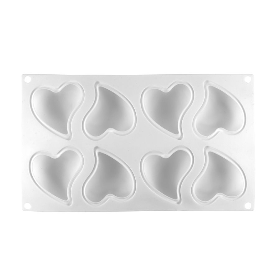 11” Valentine's Day Silicone 3D Heart Shaped Mold Chocolate Baking