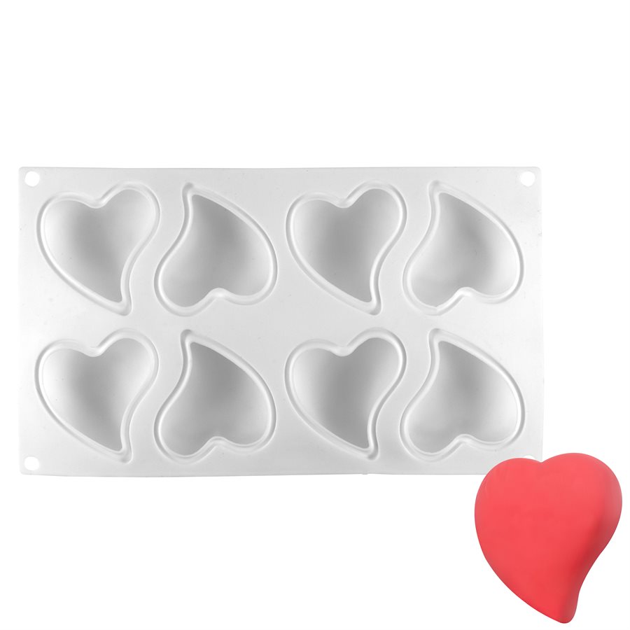 3D Chocolate Heart Mold – Unique Sweetness LA