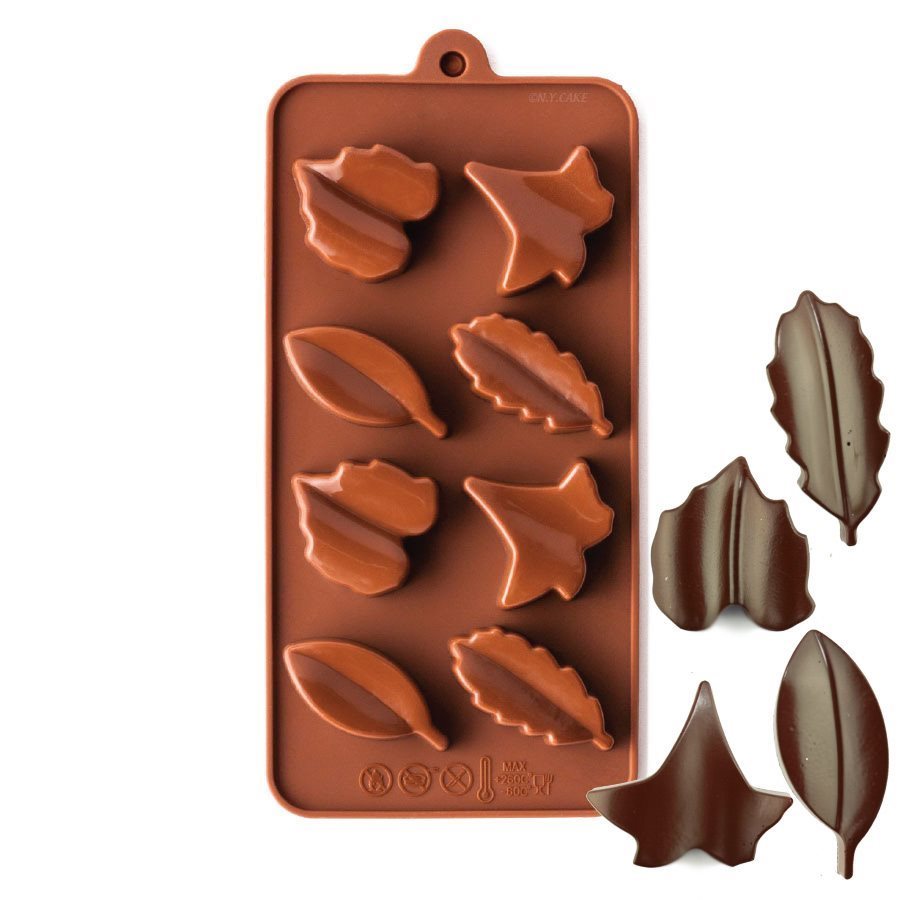 Leaf Medallions Silicone Chocolate Candy Mold