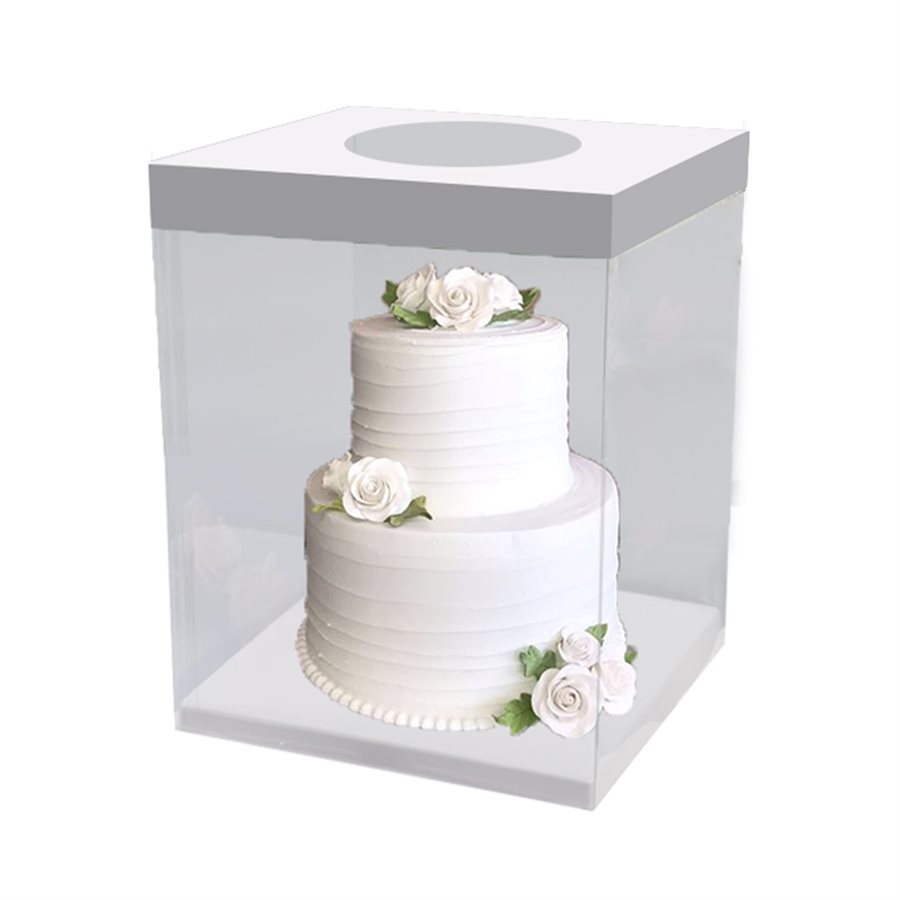 Clear Square Cake Boxes 8.5