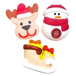 Snowman, Sleigh and Reindeer Silicone Novelty Bakeware